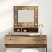 vidaXL Mirror Cabinet Artisan oak 62 x 31.5 x 62 cm Engineered Wood Lucy And Phil Academy Lucy And Phil Academy