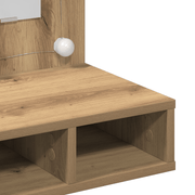 vidaXL Mirror Cabinet Artisan oak 62 x 31.5 x 62 cm Engineered Wood Lucy And Phil Academy Lucy And Phil Academy