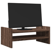 vidaXL Monitor Stand Brown Oak 50x27x20 cm Engineered Wood Lucy And Phil Academy Lucy And Phil Academy