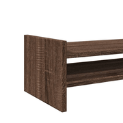 vidaXL Monitor Stand Brown Oak 50x27x20 cm Engineered Wood Lucy And Phil Academy Lucy And Phil Academy