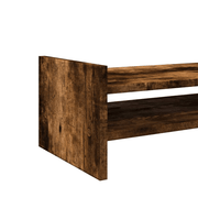 vidaXL Monitor Stand Smoked Oak 50x27x20 cm Engineered Wood Lucy And Phil Academy Lucy And Phil Academy