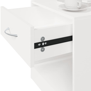 vidaXL Nightstand 2 pcs with Drawer White Lucy And Phil Academy Lucy And Phil Academy