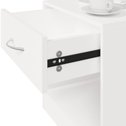 vidaXL Nightstand 2 pcs with Drawer White Lucy And Phil Academy Lucy And Phil Academy