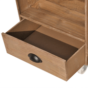 vidaXL Nightstand Brown Solid Wood Lucy And Phil Academy Lucy And Phil Academy