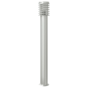 vidaXL Outdoor Floor Lamp Silver 110cm Stainless Steel Lucy And Phil Academy Lucy And Phil Academy