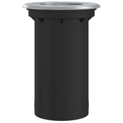 vidaXL Outdoor Ground Light Round Black 10.5x10.5cm Die - cast Aluminium Lucy And Phil Academy Lucy And Phil Academy