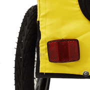 vidaXL Pet Bike Trailer Yellow and Black Oxford Fabric&Iron Lucy And Phil Academy Lucy And Phil Academy