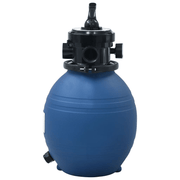vidaXL Pool Sand Filter with 4 Position Valve Blue 300 mm Lucy And Phil Academy Lucy And Phil Academy