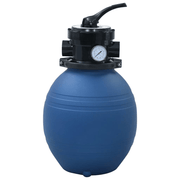vidaXL Pool Sand Filter with 4 Position Valve Blue 300 mm Lucy And Phil Academy Lucy And Phil Academy