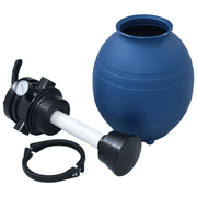 vidaXL Pool Sand Filter with 4 Position Valve Blue 300 mm Lucy And Phil Academy Lucy And Phil Academy