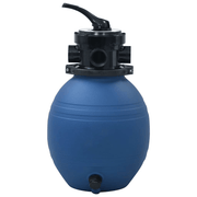 vidaXL Pool Sand Filter with 4 Position Valve Blue 300 mm Lucy And Phil Academy Lucy And Phil Academy