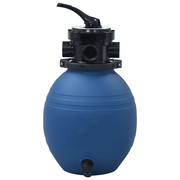 vidaXL Pool Sand Filter with 4 Position Valve Blue 300 mm Lucy And Phil Academy Lucy And Phil Academy