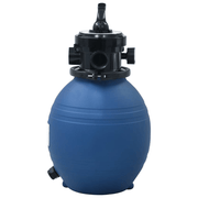 vidaXL Pool Sand Filter with 4 Position Valve Blue 300 mm Lucy And Phil Academy Lucy And Phil Academy