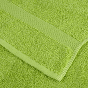vidaXL Premium Sauna Towels SOLUND 4 pcs Apple Green 80x200 cm 600 gsm Lucy And Phil Academy Lucy And Phil Academy