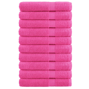 vidaXL Premium Towels SOLUND 10 pcs Pink 100x200 cm 600 gsm Lucy And Phil Academy Lucy And Phil Academy