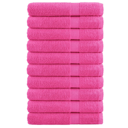 vidaXL Premium Towels SOLUND 10 pcs Pink 100x200 cm 600 gsm Lucy And Phil Academy Lucy And Phil Academy