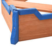 vidaXL Sandbox Pirate Ship Firwood 190x94.5x101 cm Lucy And Phil Academy Lucy And Phil Academy