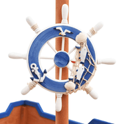 vidaXL Sandbox Pirate Ship Firwood 190x94.5x101 cm Lucy And Phil Academy Lucy And Phil Academy