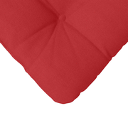 vidaXL Seat Cushions 4 pcs Red 45 x 45 x 12 cm Fabric Lucy And Phil Academy Lucy And Phil Academy