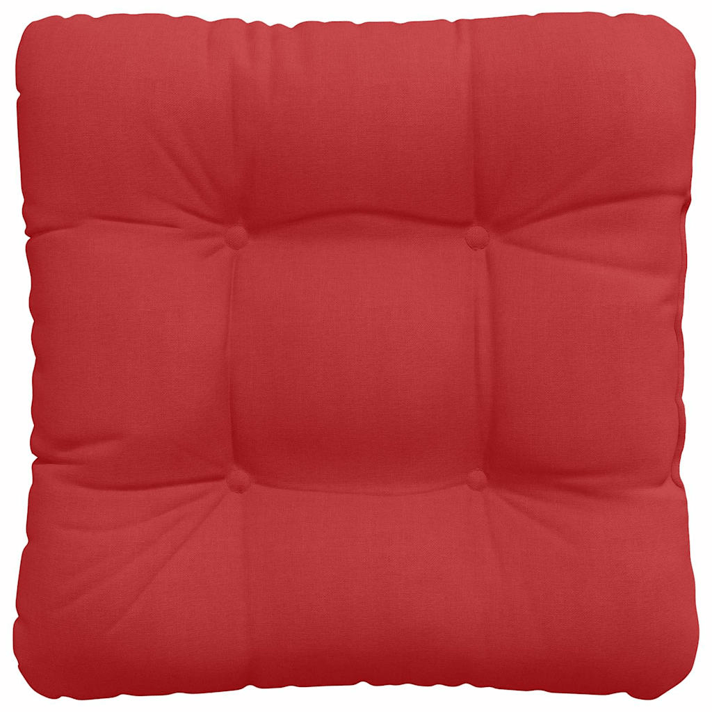 vidaXL Seat Cushions 4 pcs Red 45 x 45 x 12 cm Fabric Lucy And Phil Academy Lucy And Phil Academy