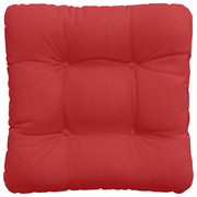 vidaXL Seat Cushions 4 pcs Red 45 x 45 x 12 cm Fabric Lucy And Phil Academy Lucy And Phil Academy