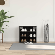 vidaXL Shoe Cabinet Black Oak 52 x 30 x 50.5 cm Engineered Wood Lucy And Phil Academy Lucy And Phil Academy