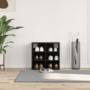 vidaXL Shoe Cabinet Black Oak 52 x 30 x 50.5 cm Engineered Wood Lucy And Phil Academy Lucy And Phil Academy