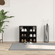 vidaXL Shoe Cabinet Black Oak 52 x 30 x 50.5 cm Engineered Wood Lucy And Phil Academy Lucy And Phil Academy