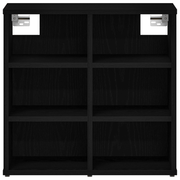 vidaXL Shoe Cabinet Black Oak 52 x 30 x 50.5 cm Engineered Wood Lucy And Phil Academy Lucy And Phil Academy