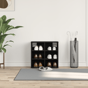 vidaXL Shoe Cabinet Black Oak 52 x 30 x 50.5 cm Engineered Wood Lucy And Phil Academy Lucy And Phil Academy