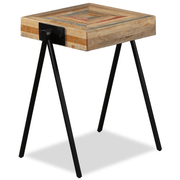 vidaXL Side Table Solid Reclaimed Teak Lucy And Phil Academy Lucy And Phil Academy