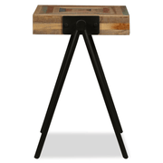 vidaXL Side Table Solid Reclaimed Teak Lucy And Phil Academy Lucy And Phil Academy