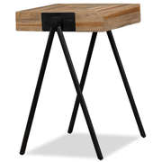 vidaXL Side Table Solid Reclaimed Teak Lucy And Phil Academy Lucy And Phil Academy