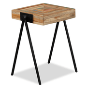 vidaXL Side Table Solid Reclaimed Teak Lucy And Phil Academy Lucy And Phil Academy