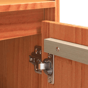 vidaXL Sideboard Wax Brown 104.5 x 34 x 80 cm Solid Pine Wood Lucy And Phil Academy Lucy And Phil Academy