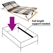 vidaXL Slatted Bed Base Brown 100 x 190 cm Solid beech wood Lucy And Phil Academy Lucy And Phil Academy