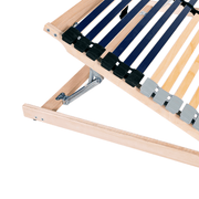 vidaXL Slatted Bed Base Brown 100 x 190 cm Solid beech wood Lucy And Phil Academy Lucy And Phil Academy