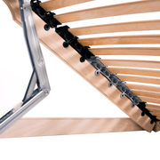 vidaXL Slatted Bed Base Brown 100 x 190 cm Solid beech wood Lucy And Phil Academy Lucy And Phil Academy