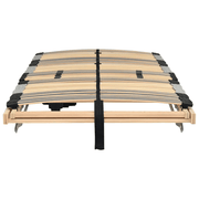vidaXL Slatted Bed Base Brown 100 x 190 cm Solid beech wood Lucy And Phil Academy Lucy And Phil Academy