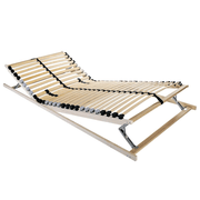 vidaXL Slatted Bed Base Brown 140 x 190 cm Solid beech wood Lucy And Phil Academy Lucy And Phil Academy