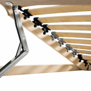 vidaXL Slatted Bed Base Brown 140 x 190 cm Solid beech wood Lucy And Phil Academy Lucy And Phil Academy