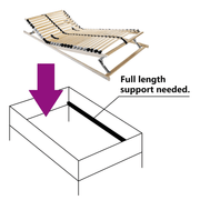 vidaXL Slatted Bed Base Brown 140 x 190 cm Solid beech wood Lucy And Phil Academy Lucy And Phil Academy