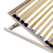 vidaXL Slatted Bed Base Brown 140 x 190 cm Solid beech wood Lucy And Phil Academy Lucy And Phil Academy