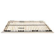 vidaXL Slatted Bed Base Brown 140 x 190 cm Solid beech wood Lucy And Phil Academy Lucy And Phil Academy