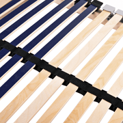 vidaXL Slatted Bed Base Brown 140 x 190 cm Solid beech wood Lucy And Phil Academy Lucy And Phil Academy