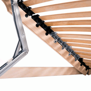 vidaXL Slatted Bed Base Brown 140 x 190 cm Solid beech wood Lucy And Phil Academy Lucy And Phil Academy