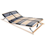 vidaXL Slatted Bed Base Brown 140 x 190 cm Solid beech wood Lucy And Phil Academy Lucy And Phil Academy