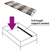 vidaXL Slatted Bed Base Brown 90 x 190 cm Solid beech wood Lucy And Phil Academy Lucy And Phil Academy