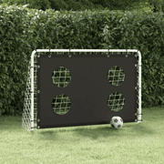 vidaXL Soccer Goal Training Net Steel 184x61x122 cm Lucy And Phil Academy Lucy And Phil Academy