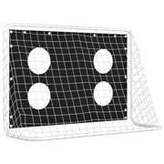 vidaXL Soccer Goal Training Net Steel 184x61x122 cm Lucy And Phil Academy Lucy And Phil Academy